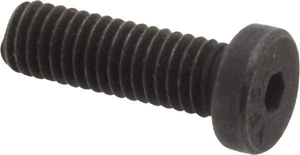 Value Collection - #10-32 UNF Hex Socket Drive, Low Socket Cap Screw - Alloy Steel, Black Oxide Finish, Fully Threaded, 5/8" Length Under Head - Industrial Tool & Supply