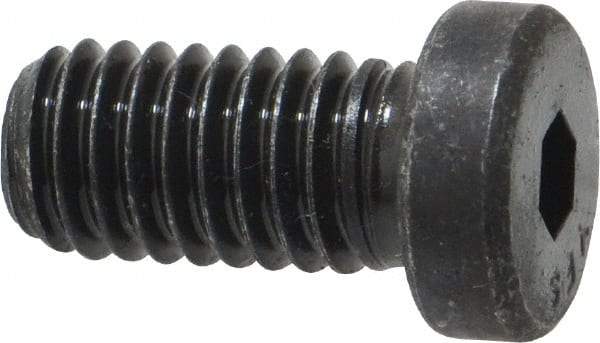 Value Collection - 3/8-16 UNC Hex Socket Drive, Low Socket Cap Screw - Alloy Steel, Black Oxide Finish, Fully Threaded, 3/4" Length Under Head - Industrial Tool & Supply