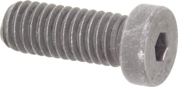 Value Collection - 3/8-16 UNC Hex Socket Drive, Low Socket Cap Screw - Alloy Steel, Black Oxide Finish, Fully Threaded, 1" Length Under Head - Industrial Tool & Supply