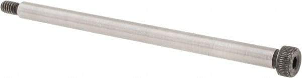 Value Collection - 1/4" Shoulder Diam x 4" Shoulder Length, #10-24 UNC, Hex Socket Shoulder Screw - 4140 Alloy Steel, Uncoated, 3/16" Head Height x 3/8" Head Diam - Industrial Tool & Supply