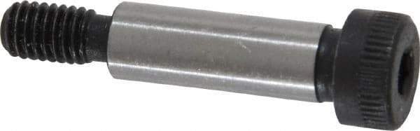 Value Collection - 1/4" Shoulder Diam x 3/4" Shoulder Length, #10-32 UNF, Hex Socket Shoulder Screw - 4140 Alloy Steel, Uncoated, 3/16" Head Height x 3/8" Head Diam - Industrial Tool & Supply