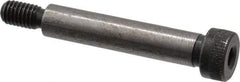 Value Collection - 1/4" Shoulder Diam x 1-1/4" Shoulder Length, #10-32 UNF, Hex Socket Shoulder Screw - 4140 Alloy Steel, Uncoated, 3/16" Head Height x 3/8" Head Diam - Industrial Tool & Supply