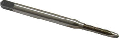 Cleveland - #3-56 UNF, 2 Flute, Bright Finish, High Speed Steel Spiral Point Tap - Plug Chamfer, Right Hand Thread, 1-13/16" OAL, 12.7mm Thread Length, 2B Class of Fit, Series 1011 - Exact Industrial Supply