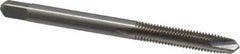 Cleveland - #10-32 UNF, 2 Flute, Bright Finish, High Speed Steel Spiral Point Tap - Plug Chamfer, Right Hand Thread, 2-3/8" OAL, 1/2" Thread Length, 3B Class of Fit, Series 1011 - Exact Industrial Supply