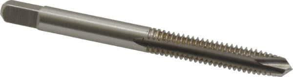 Cleveland - #12-24 UNC, 2 Flute, Bright Finish, High Speed Steel Spiral Point Tap - Plug Chamfer, Right Hand Thread, 2-3/8" OAL, 1/2" Thread Length, 2B/3B Class of Fit, Series 1011 - Exact Industrial Supply