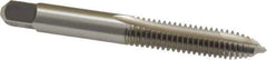 Cleveland - 5/16-18 UNC, 2 Flute, Bright Finish, High Speed Steel Spiral Point Tap - Plug Chamfer, Right Hand Thread, 2-23/32" OAL, 0.69" Thread Length, 2B Class of Fit, Series 1011 - Exact Industrial Supply