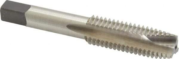 Cleveland - 5/8-11 UNC, 3 Flute, Bright Finish, High Speed Steel Spiral Point Tap - Plug Chamfer, Right Hand Thread, 3-13/16" OAL, 1.09" Thread Length, 2B Class of Fit, Series 1011 - Exact Industrial Supply