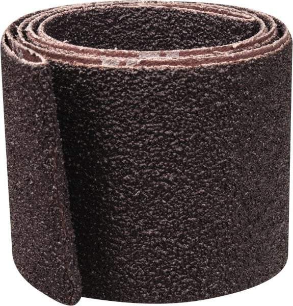 Norton - 2-1/2" Wide x 60" OAL, 36 Grit, Aluminum Oxide Abrasive Belt - Aluminum Oxide, Very Coarse, Coated, X Weighted Cloth Backing, Series R228 - Industrial Tool & Supply