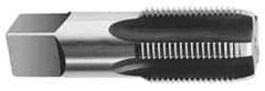 OSG - 1/8-27 NPS Thread, 4 Flute Standard Pipe Tap - 2-1/8" OAL, 3/4" Thread Length, 7/16" Shank Diam, elektraLUBE Finish, High Speed Steel - Exact Industrial Supply
