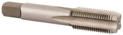 Cleveland - 1/8-27 NPSF Thread, 4 Flute Standard Pipe Tap - 2-1/8" OAL, 3/4" Thread Length, 5/16" Shank Diam, Bright Finish, High Speed Steel - Exact Industrial Supply