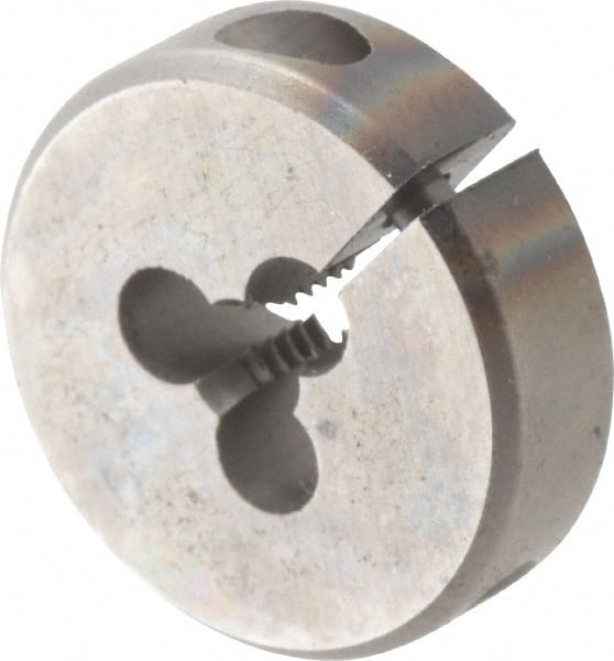 Cle-Line - #6-32 UNC High Speed Steel Round Adjustable Die - Industrial Tool & Supply