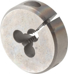 Cle-Line - #6-32 UNC High Speed Steel Round Adjustable Die - Industrial Tool & Supply