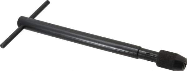 Cle-Line - 7/32 to 1/2" Tap Capacity, T Handle Tap Wrench - 10-5/8" Overall Length - Exact Industrial Supply