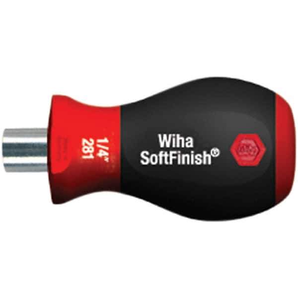 Wiha - Screwdriver Bit Holder - Hex Tip, Cushioned Grip - Industrial Tool & Supply