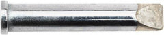 Weller - 5.9mm Point, 5.9mm Tip Diameter, Soldering Iron Chisel Tip - Series XT, For Use with Hand Soldering with WX1 or WX2 Base Unit and WXP120 Iron - Exact Industrial Supply