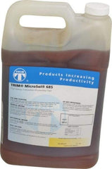 Master Fluid Solutions - Trim MicroSol 685, 1 Gal Bottle Cutting & Grinding Fluid - Semisynthetic, For Machining - Industrial Tool & Supply