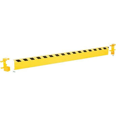 Vestil - 96' Long x 8" High, Rail System Channel Guard - 95 Lb - Industrial Tool & Supply