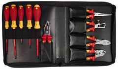 Wiha - 10 Piece Insulated Hand Tool Set - Comes in Tool Box - Industrial Tool & Supply