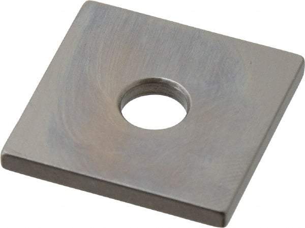 Mitutoyo - 0.102" Square Steel Gage Block - Accuracy Grade 0, Includes Certificate of Inspection - Industrial Tool & Supply