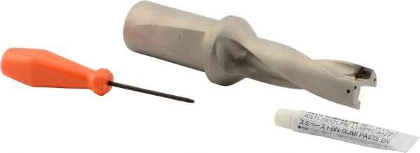 Sumitomo - 3.118" Max Drill Depth, 3xD, 1" Diam, Indexable Insert Drill - 1-1/4" Shank Diam, Whistle Notch Shank - Industrial Tool & Supply