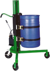 Valley Craft - 1,000 Lb Load Capacity, 30, 55 & 85 Gal Drum Lifter - For 30 Gal, 55 Gal & 85 Gal Drums - Industrial Tool & Supply