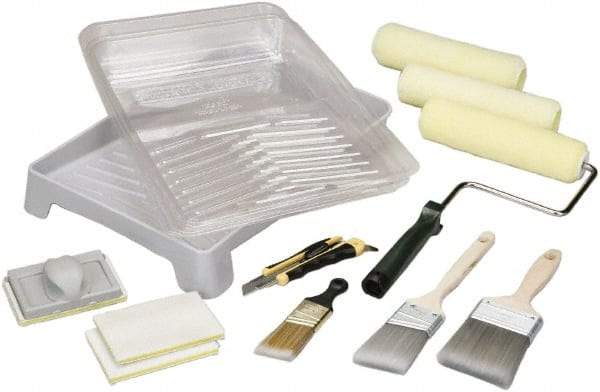 Ability One - Trim Paint Roller Kit - Includes Paint Tray, Roller Cover & Frame - Industrial Tool & Supply