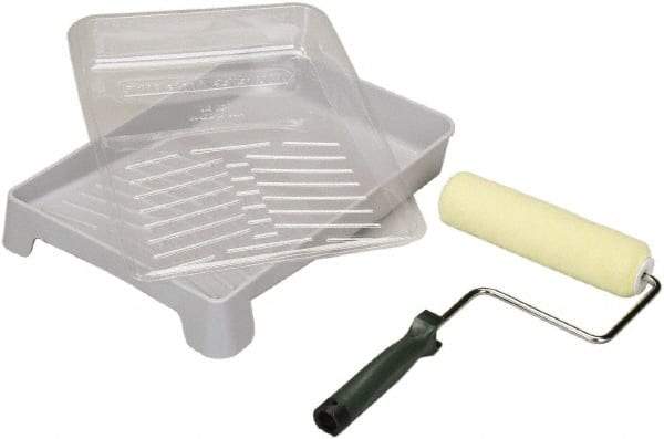Ability One - Trim Paint Roller Kit - Includes Paint Tray, Roller Cover & Frame - Industrial Tool & Supply