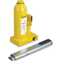 Enerpac - Manual Bottle, Screw, Ratchet & Hydraulic Jacks Type: Hydraulic Bottle Jack Load Capacity (Ton): 5 (Inch) - Industrial Tool & Supply