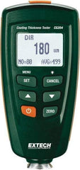 Extech - 19.69 to 49.21 mil Coating Thickness Gage - For Use with Ferrous/Nonferrous Bases - Industrial Tool & Supply