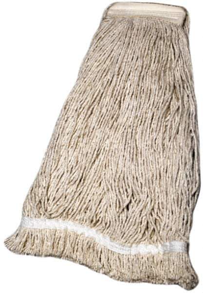 Ability One - 1-1/4" Large Blended Fiber Cut End Mop Head - 2 Ply, Clamp Jaw Connection - Industrial Tool & Supply