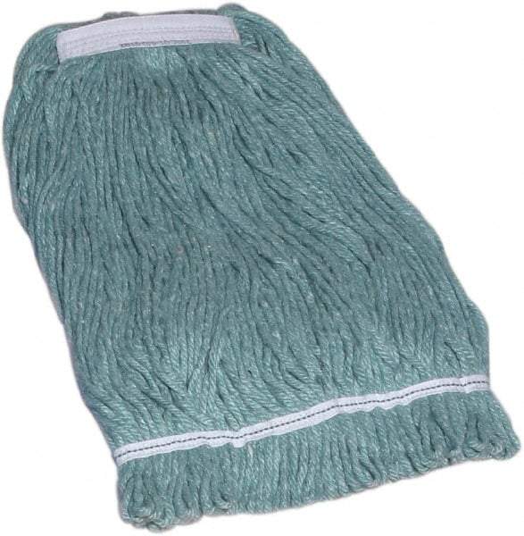 Ability One - 1-1/4" Large Blended Fiber Loop End Mop Head - 4 Ply, Side Loading Connection - Industrial Tool & Supply