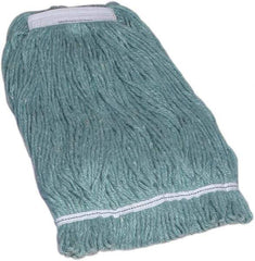 Ability One - 1-1/4" Large Blended Fiber Loop End Mop Head - 4 Ply, Side Loading Connection - Industrial Tool & Supply