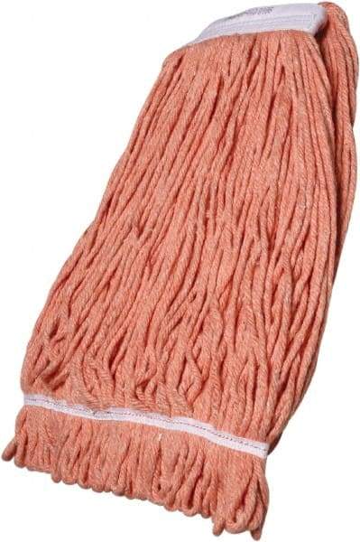 Ability One - 1-1/4" Large Blended Fiber Loop End Mop Head - 2 Ply, Clamp Jaw Connection - Industrial Tool & Supply