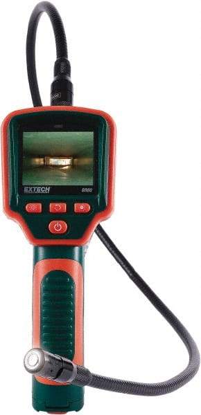 Extech - Video Borescope - 17 mm Probe Diameter, 2.4 Inch LCD Display, 480 x 234 Resolution - Industrial Tool & Supply