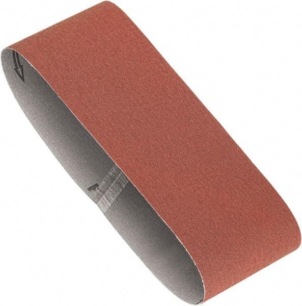 Porter-Cable - 4" Wide x 24" OAL, 80 Grit, Zirconia Alumina Abrasive Belt - Zirconia Alumina, Medium, Coated, X Weighted Cloth Backing, Dry - Industrial Tool & Supply