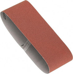 Porter-Cable - 4" Wide x 24" OAL, 120 Grit, Aluminum Oxide Abrasive Belt - Aluminum Oxide, Fine, Coated, X Weighted Cloth Backing, Dry - Industrial Tool & Supply
