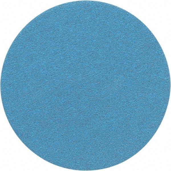 Porter-Cable - 5" Diam, 220 Grit Zirconia Alumina Adhesive PSA Disc - Very Fine Grade, Tan, C Weighted Backing, Flexible, 13,000 Max RPM - Industrial Tool & Supply