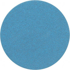 Porter-Cable - 5" Diam, 40 Grit Zirconia Alumina Adhesive PSA Disc - Coarse Grade, Tan, C Weighted Backing, Flexible, 13,000 Max RPM - Industrial Tool & Supply