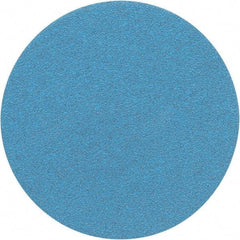 Porter-Cable - 5" Diam, 80 Grit Zirconia Alumina Adhesive PSA Disc - Medium Grade, Tan, C Weighted Backing, Flexible, 13,000 Max RPM - Industrial Tool & Supply