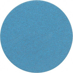 Porter-Cable - 5" Diam, 80 Grit Zirconia Alumina Adhesive PSA Disc - Medium Grade, Tan, C Weighted Backing, Flexible, 13,000 Max RPM - Industrial Tool & Supply