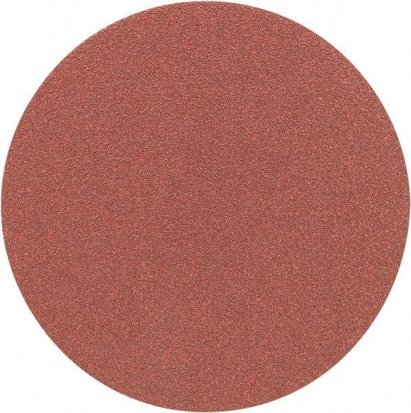 Porter-Cable - 5" Diam, 100 Grit Aluminum Oxide Adhesive PSA Disc - Fine Grade, Tan, C Weighted Backing, Flexible, 13,000 Max RPM - Industrial Tool & Supply