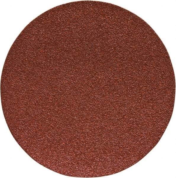 Porter-Cable - 6" Diam, 40 Grit Aluminum Oxide Adhesive PSA Disc - Coarse Grade, Tan, C Weighted Backing, Flexible, 13,000 Max RPM - Industrial Tool & Supply
