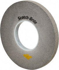 3M - 12" Diam, 1/2" Face Width, 5" Center Hole, Fine Grade, Silicon Carbide Deburring Wheel - Convolute, Soft Density 9 Grade, 3,000 RPM - Industrial Tool & Supply