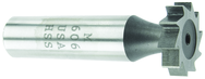 1" Dia. - 2-5/16" OAL - Straight Tooth - HSS - Woodruff Keyseat Cutter - Industrial Tool & Supply