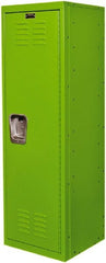 Hallowell - 1 Door, 1 Tier, Kid & Teen Lockers - Industrial Tool & Supply