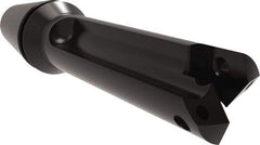 Allied Machine and Engineering - Series 0, 33/64 to 11/16" Diam, ER16 ER Collet, Straight Flute Spade Drill - 1-3/8" Max Depth, 1-57/64" Body Length, 3-5/64" OAL, Short Length, Through Coolant - Industrial Tool & Supply