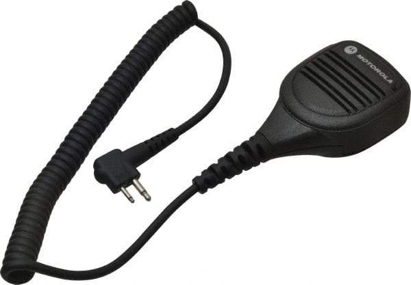 Motorola - Two Way Radio Remote Speaker Microphone - Use with PR400 Two-Way Radios - Industrial Tool & Supply