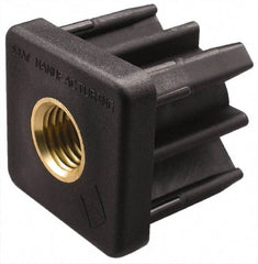 Gibraltar - 1-1/2" Tube, 3/8-16 Thread, 1,000 Lb Capacity, Square Tube End - 0.065" Tube Wall, 1-1/2" Square - Industrial Tool & Supply