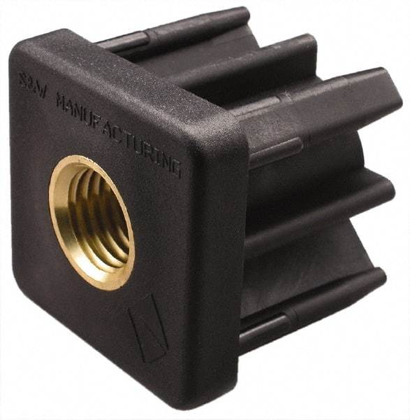 Gibraltar - 1-1/2" Tube, 3/4-10 Thread, 1,000 Lb Capacity, Square Tube End - 0.12" Tube Wall, 1-1/2" Square - Industrial Tool & Supply