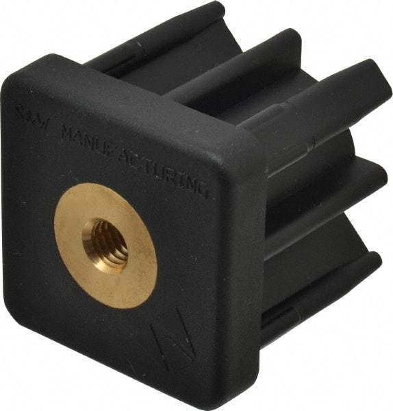 Gibraltar - 2" Tube, 3/8-16 Thread, 1,800 Lb Capacity, Square Tube End - 0.109/0.12" Tube Wall, 2" Square - Industrial Tool & Supply